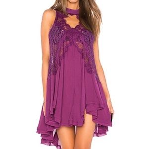 Free People purple lace tunic